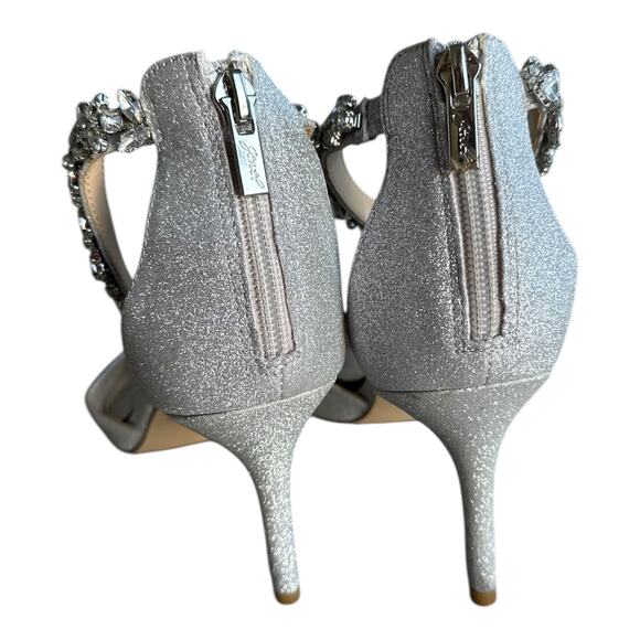Jewel Badgley MIschka Sparkly Bedazzled Heels - Picture 4 of 9